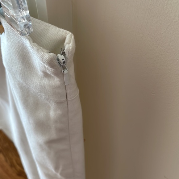 Reduced! Talbots white cotton scalloped skirt - Picture 3 of 7